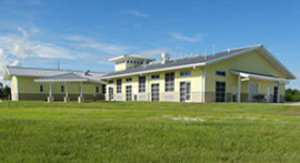 Humane Society of St. Lucie County office and warehouse construction.
